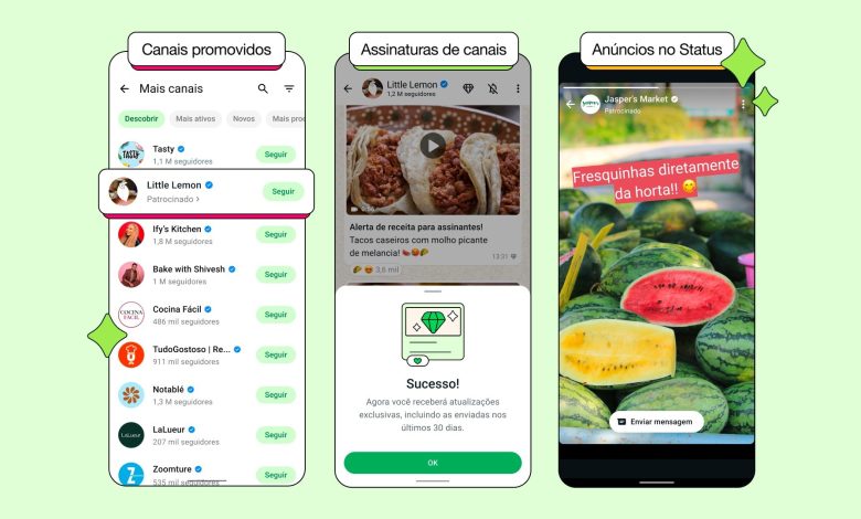 WhatsApp terá anúncios e canais com conteúdo pago; veja como vai funcionar