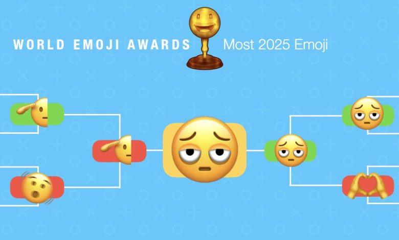 Emoji de rosto com olheiras é eleito o mais representativo de 2025