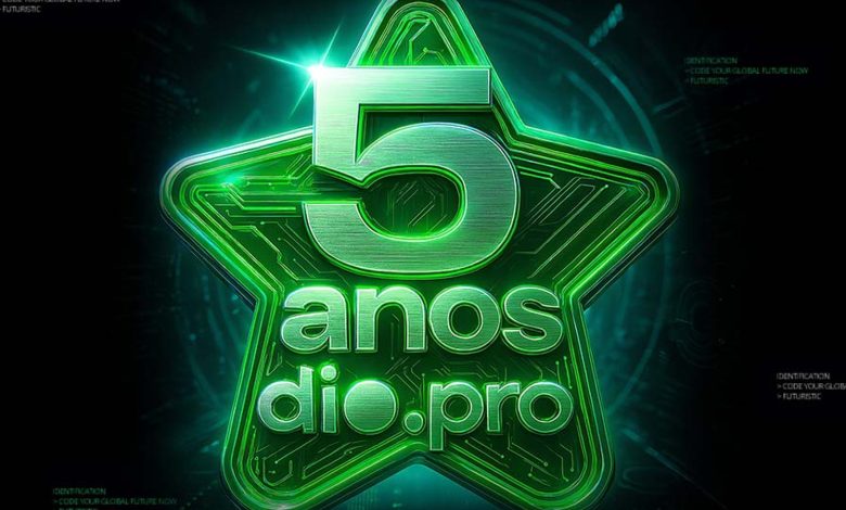 5 anos de DIO PRO: assine o plano vitalício com 60% OFF