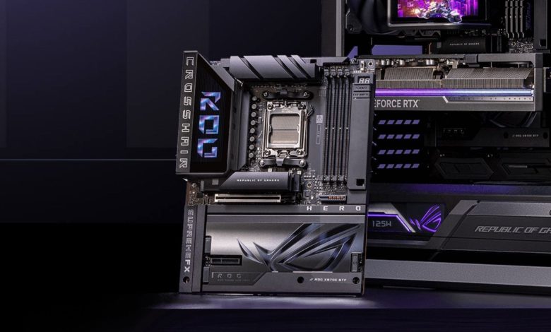 Crosshair X870E: Asus lança 1ª placa-mãe AM5 entusiasta com conectores escondidos