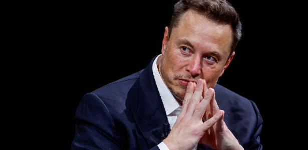 Elon Musk, CEO da Tesla, durante evento Viva Technology, realizado em Paris (França), em 2023
