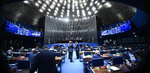 Interior do Senado Federal, em Brasília