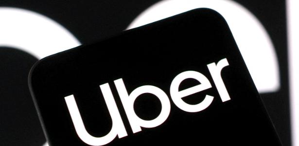 Ilustração com o logotipo da Uber