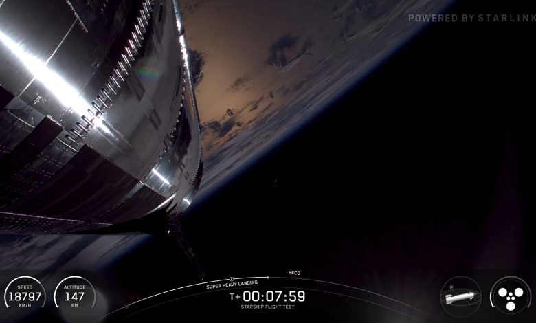 nave fez belas imagens da Terra antes de pousar e pegar fogo