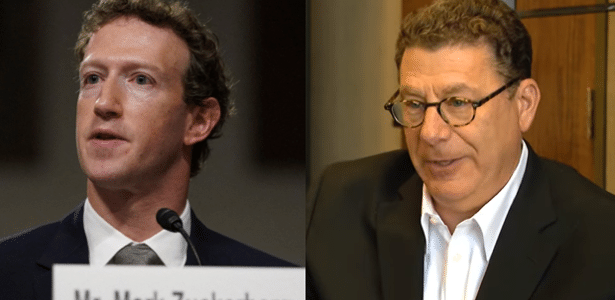 O dono do Facebook, Mark Steven Zuckerberg, e o advogado, Mark Elliot Zuckerberg