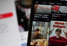 Aplicativo Xiaohongshu, chamado de RedNote