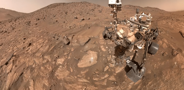Rover Perseverance em Marte, em setembro de 2021