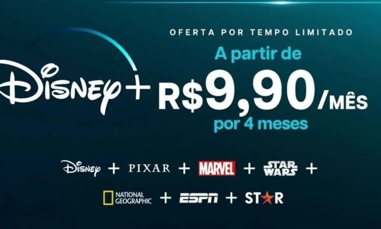 Última chance: promoção do Disney+ por R$ 9,90 acaba hoje