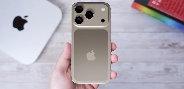 Um dos rumores sobre o design do novo iPhone 17 Pro Max