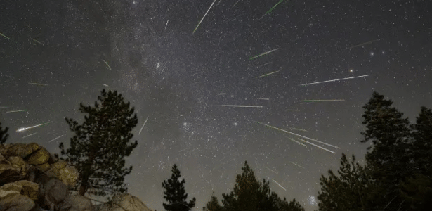 Como será a chuva de meteoros no Brasil