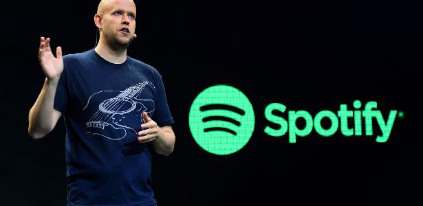 20.mai.2015 - Daniel Ek, CEO do Spotify, em conferência em Nova York