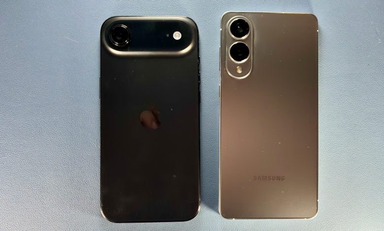 Galaxy S25 Edge vs. iPhone Air: Teste do celular fininho!