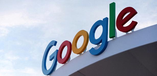 Logotipo do Google é visto durante a CES 2024, evento de tecnologia realizado em Las Vegas (EUA)