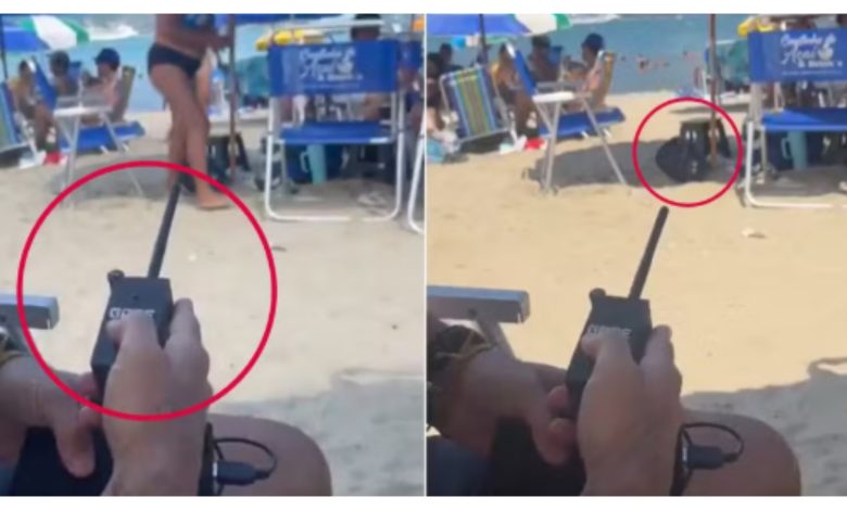 Bombou no g1: Argentino silencia caixa de som em praia brasileira com dispositivo ilegal