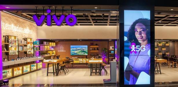Loja da operadora Vivo, no shopping Ibirapuera, em São Paulo