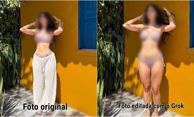'Sentimento horrível. Me sinto suja', diz brasileira vítima de foto editada de biquíni pelo Grok, IA de Musk
