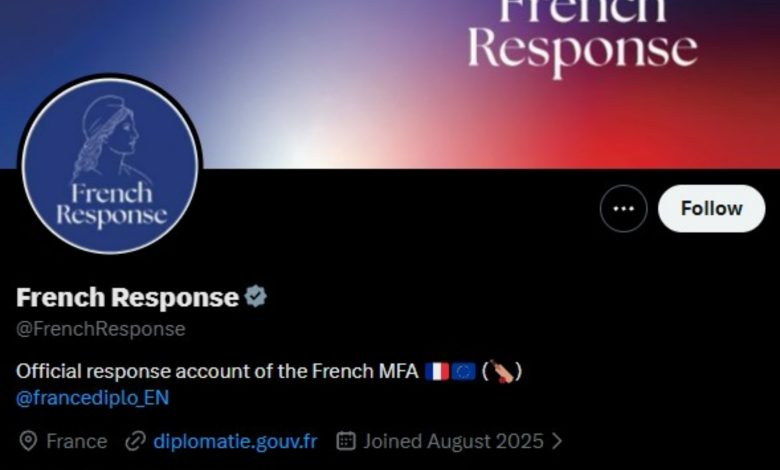 Conta francesa no X usa ironia para rebater a comentários dos EUA