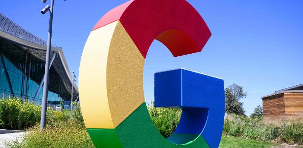 Logo do Google no campus da companhia em Mountain View, na Califórnia