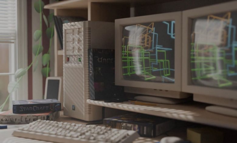 PC gamer com cara dos anos 90 traz as melhores peças: RTX 5090 e Ryzen 9850X3D