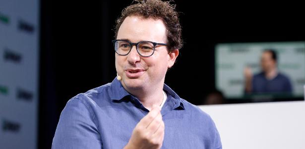 20.set.2023 - Dario Amodei, CEO da Anthropic, na TechCrunch Disrupt, em São Francisco (EUA)