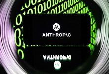 Logotipo da empresa de inteligência artificial Anthropic, criadora do chatbot Claude