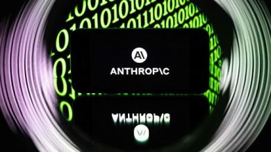 Logotipo da empresa de inteligência artificial Anthropic, criadora do chatbot Claude