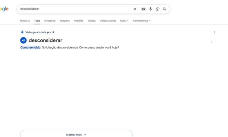 Bug faz nova busca do Google 'quebrar' com determinadas palavras