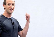 Mark Zuckerberg, CEO da Meta, durante convenção da empresa em 2023