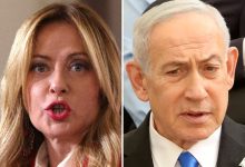 É #FAKE vídeo de Giorgia Meloni se recusando a apertar a mão de Benjamin Netanyahu; cena foi criada com inteligência artificial