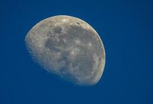 Lua cheia captada no céu de São Paulo
