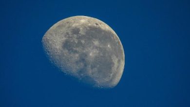 Lua cheia captada no céu de São Paulo