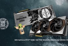 MSI lança RTX 5080 de Star Wars com suporte de GPU do Grogu