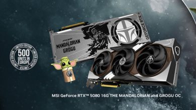 MSI lança RTX 5080 de Star Wars com suporte de GPU do Grogu