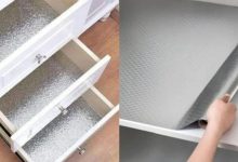 Papel-alumínio nas gavetas pode facilitar a limpeza da cozinha