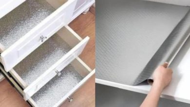 Papel-alumínio nas gavetas pode facilitar a limpeza da cozinha