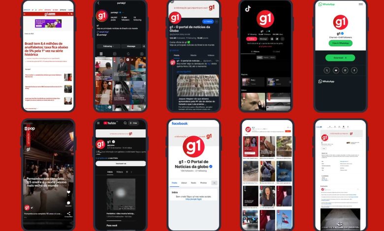 Apps, newsletters, Google, redes sociais e mais: veja como acompanhar as notícias do g1 em todos os canais