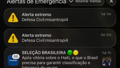 Defesa Civil Nacional envia alerta sonoro extremo a celulares; órgão fala em possível ataque hacker