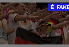 É #FAKE que vídeo mostre sósia de Hitler na arquibancada do jogo Alemanha x Curaçao na Copa; imagens foram manipuladas por IA