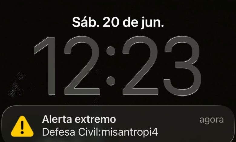 Por que o alerta extremo da Defesa Civil chegou a alguns bairros e a outros não?