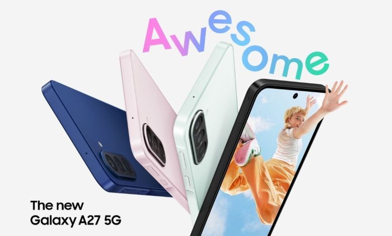 Samsung anuncia oficialmente o Galaxy A27 5G com Snapdragon 6 Gen 3