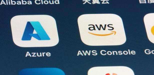 AWS (da Amazon) e Azure (da Microsoft) são respectivamente primeiro e segundo fornecedores de nuvem na Europa