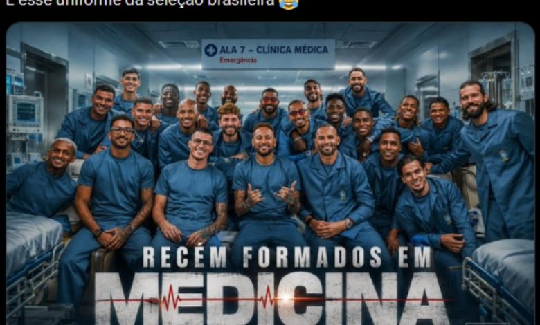 Uniforme da Seleção Brasileira para viagem aos EUA vira meme nas redes sociais; FOTOS