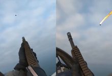 Fake ou real? Soldado ucraniano derruba drones russos usando um fuzil