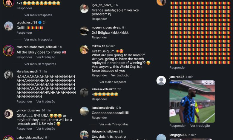 Fãs invadem perfil de Trump para zoar e repercutem imitação da 'dancinha' por jogadores da Bélgica
