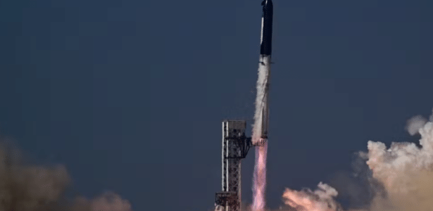 SpaceX lança foguete gigante Starship