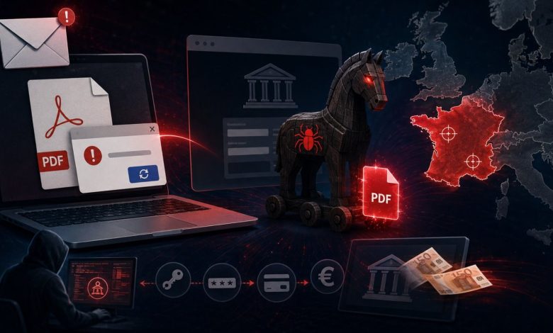 Vírus bancário ativo no Brasil foi adaptado para roubar usuários na Europa