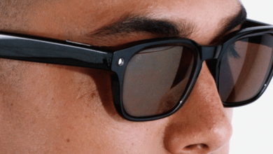 Homem usando Meta Glass