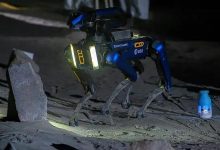 Ideia de colocar cães robôs na Lua não é nova: a imagem mostra um cão robô na instalação de simulação lunar Luna, na Alemanha