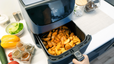 A cesta é uma das partes que mais acumulam gordura e resíduos de alimentos