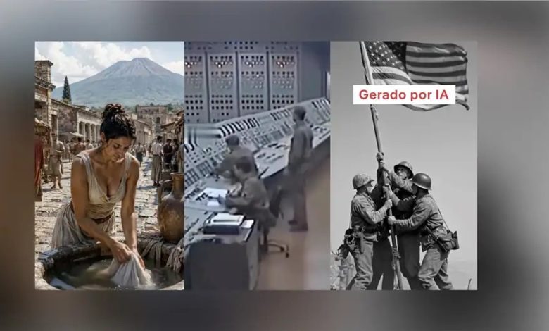 Como reconhecer imagens "históricas" geradas por IA